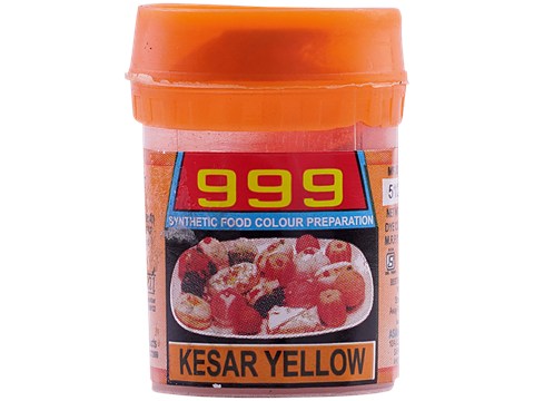 999 Food Colour - Kesar Yellow, 10 g