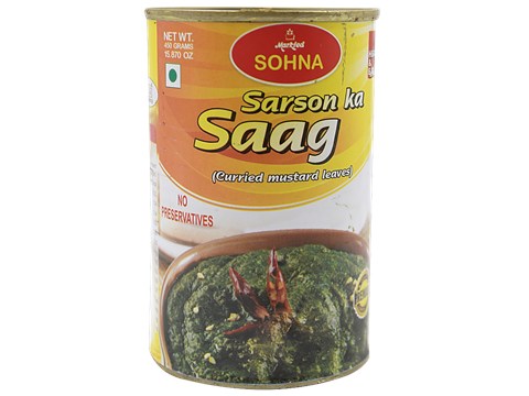 SOHNA Ready To Eat - Sarson Ka Saag, 450 g