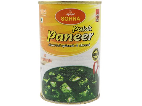 SOHNA Ready To Eat - Palak Paneer, 450 g