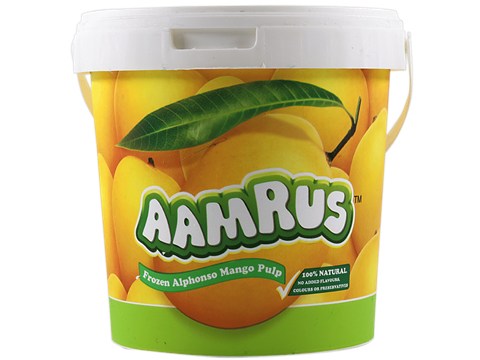 Jain Farm Fresh Aamrus - Alphonso Mango Pulp, 1 kg