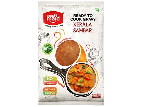 COOKMAID Kerala Sambar - Ready To Cook Gravy, 300 g