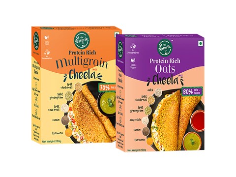 The Naturik Co. Protein Rich Oats & Multigrain Cheela Mix Combo, 250 g