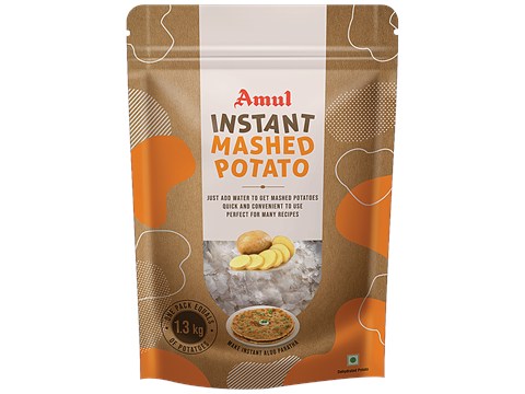 Amul Instant Mashed Potato - Quick & Convenient, For Aloo Paratha, Pav Bhaji, Cutlets, 200 g