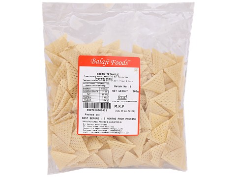 Balaji foods Papad - Triangle, 200 g