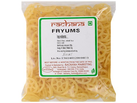 Rachana Fryums Papad, 200 g