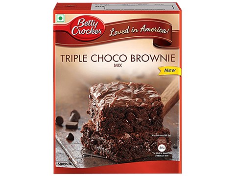 Betty Crocker Triple Choco Brownie Mix, 425 g