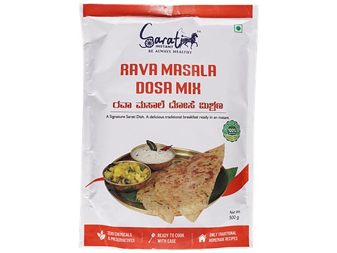 Sarati Instant Rava Masala Dosa Mix, 500 g