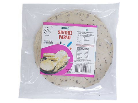 Royal Sindhi Papad, 400 g