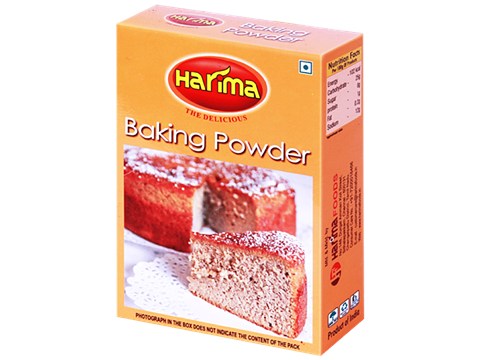 HARIMA  Baking Powder For Cakes & Pastries - Fine White, Leavening Agent, 100 g