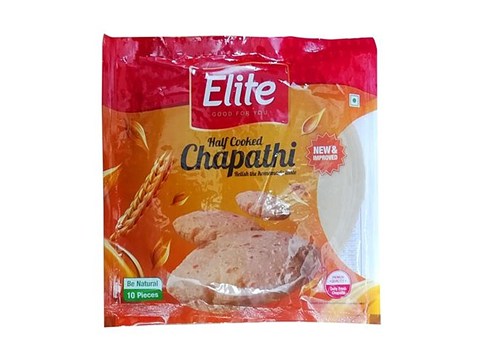 Elite Half Cooked Chapati, 10 pcs