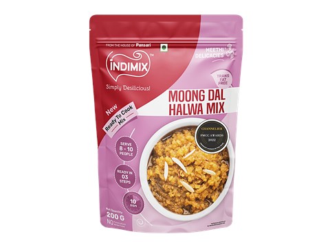 Indimix Moong Dal Halwa - Ready To Cook, 200 g