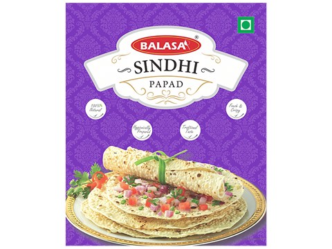 Balasa Sindhi Papad - Big, Fresh & Cripsy, Traditional Taste, 200 g