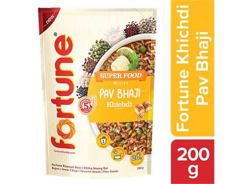 Fortune Super Food Millet Pav Bhaji Khichdi - Ready To Cook, Rich In Protein, 200 g