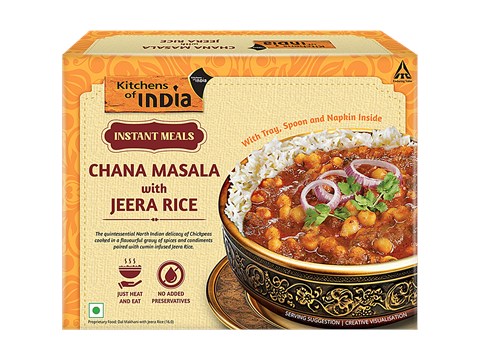 Kitchens Of India Chana Masala With Jeera Rice, 350 g