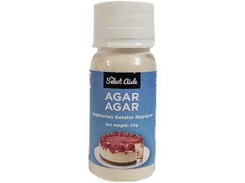 The Select Aisle Agar Agar - Vegetarian Gelatin Replacer, 20 g