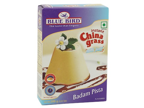Blue Bird Instant China Grass- Badam Pista, 110 g