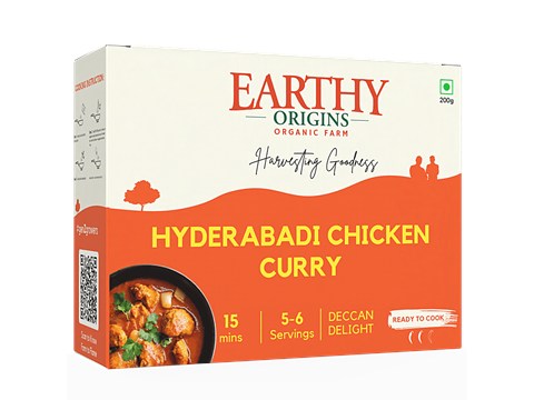 Earthy Origins Hyderabadi Chicken Curry Masala Paste - Ready To Cook, 200 g