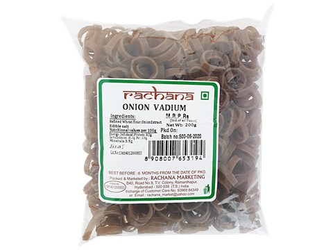 Rachana Onion Papad Rings, 200 g