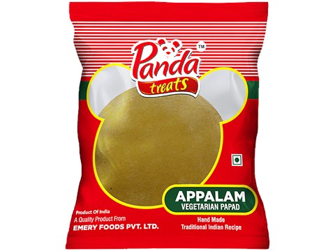Panda Treats Appalam Vegetarian Papad, 80 g