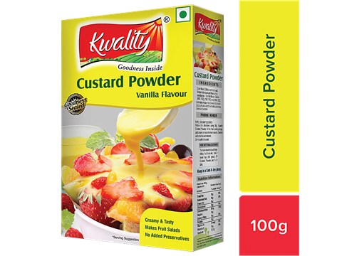 Kwality Custard Powder - Vanilla Flavour, 100 g