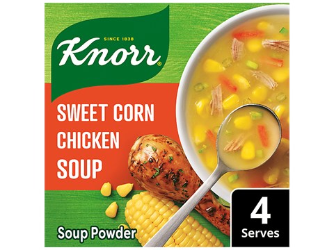 Knorr Sweet Corn Chicken Soup - No Added Preservatives, 40 g