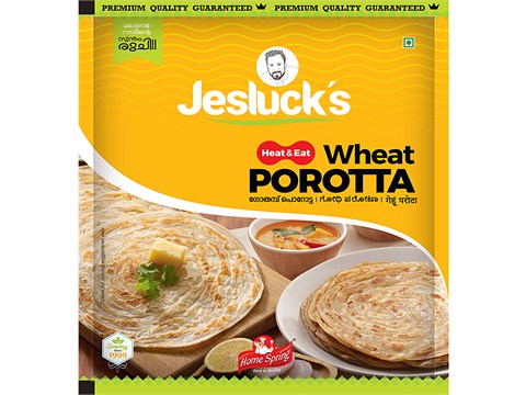 Home Spring Heat & Eat Wheat Porotta, 400 g