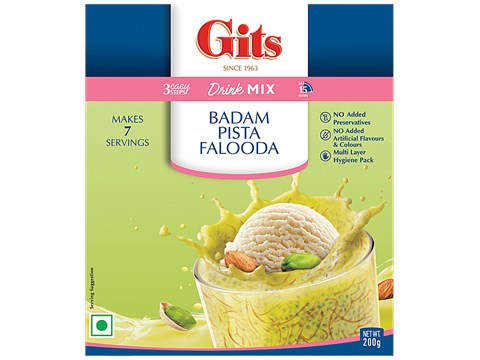 Gits Falooda Ready Mix - Badam & Pista, 200 g