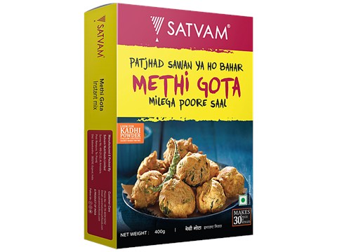 Satvam Methi Gota - Instant Mix, 400 g