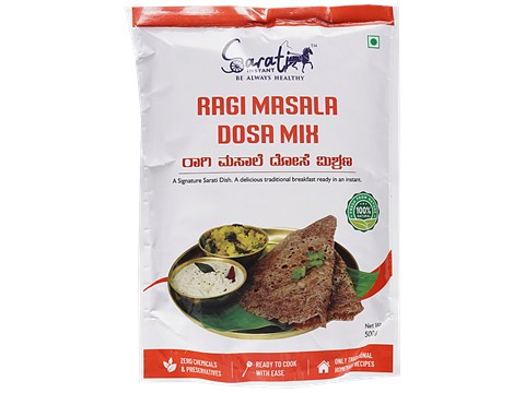 Sarati Instant Ragi Masala Dosa Mix, 500 g