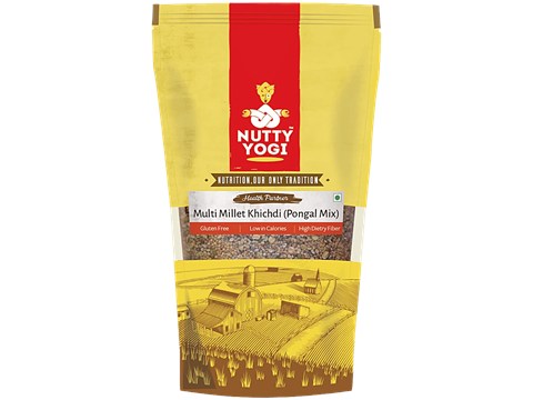 Nutty Yogi Multi Millet Khichdi (Pongal Mix), 500 g