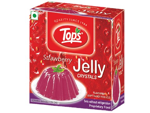 Tops Jelly - Strawberry, 90 g
