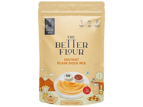 The Better Flour Instant Plain Dosa Mix - Ready To Cook, 200 g