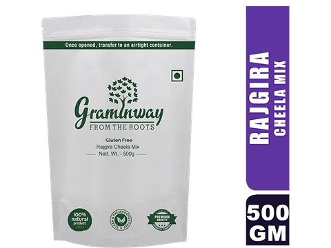 Graminway Rajgira/Amaranth Cheela Mix - Gluten Free , High Protein, For A Healthy Breakfast, Snack, 500 g