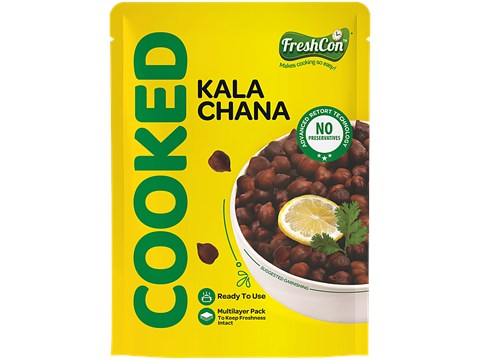 Freshcon Cooked Kala Chana/Black Chick Peas, 250 g