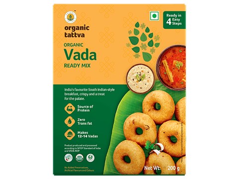 Organic Tattva Organic Vada Ready Mix, 200 g