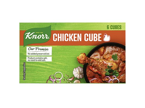 Knorr Chicken Cubes - No Added Preservatives, 10 g