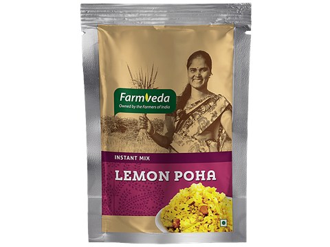 Farmveda Instant Mix Lemon Poha, 250 g