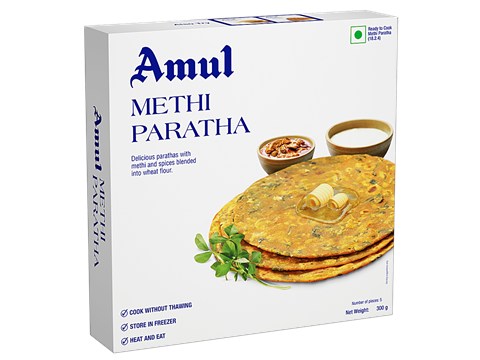 Amul Methi Paratha, 300 g