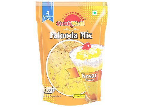 Cookwell Falooda Mix - Kesar, 100 g