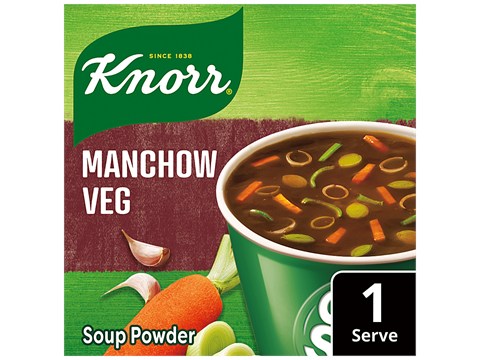Knorr Manchow Cup A Soup Real Vegetables, 11 g