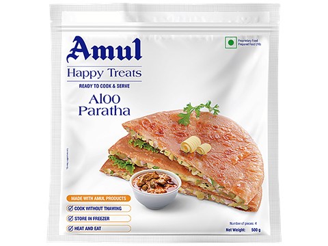Amul Happy Treats Aloo Paratha, 500 g