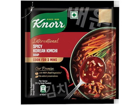 Knorr International Spicy Korean Kimchi Soup - Cook For 3 Mins, 12.5 g