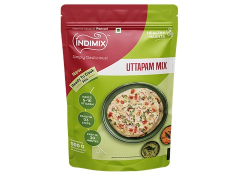 Indimix Uttapam Mix - Ready To Cook, 500 g