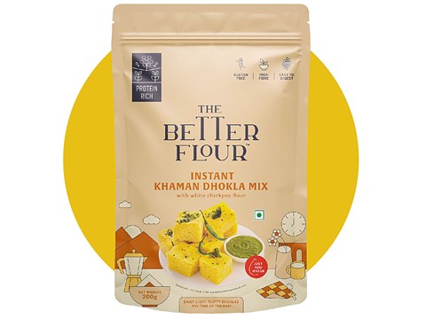 The Better Flour Instant Khaman Dhokla Mix With White Chickpea Flour - Just Add Water, 200 g