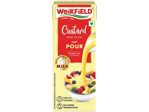 Weikfield Vanilla Flavoured Custard - Ready To Eat, 200 ml