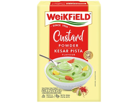Weikfield Kesar Pista Custard Powder, 75 g