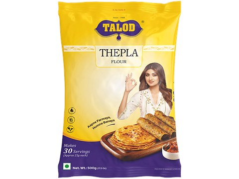 Talod Thepla Flour - Healthy & Tasty, Makes 30 Servings, 500 g