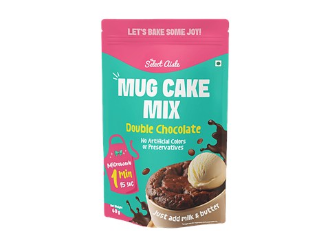 The Select Aisle Mug Cake Mix - Double Chocolate, 60 g