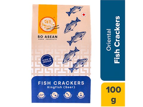 So Asean Oriental Fish Crackers - High In Protein, 100 g