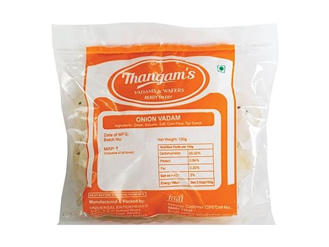 Thangams Vadam - Onion, 100 g